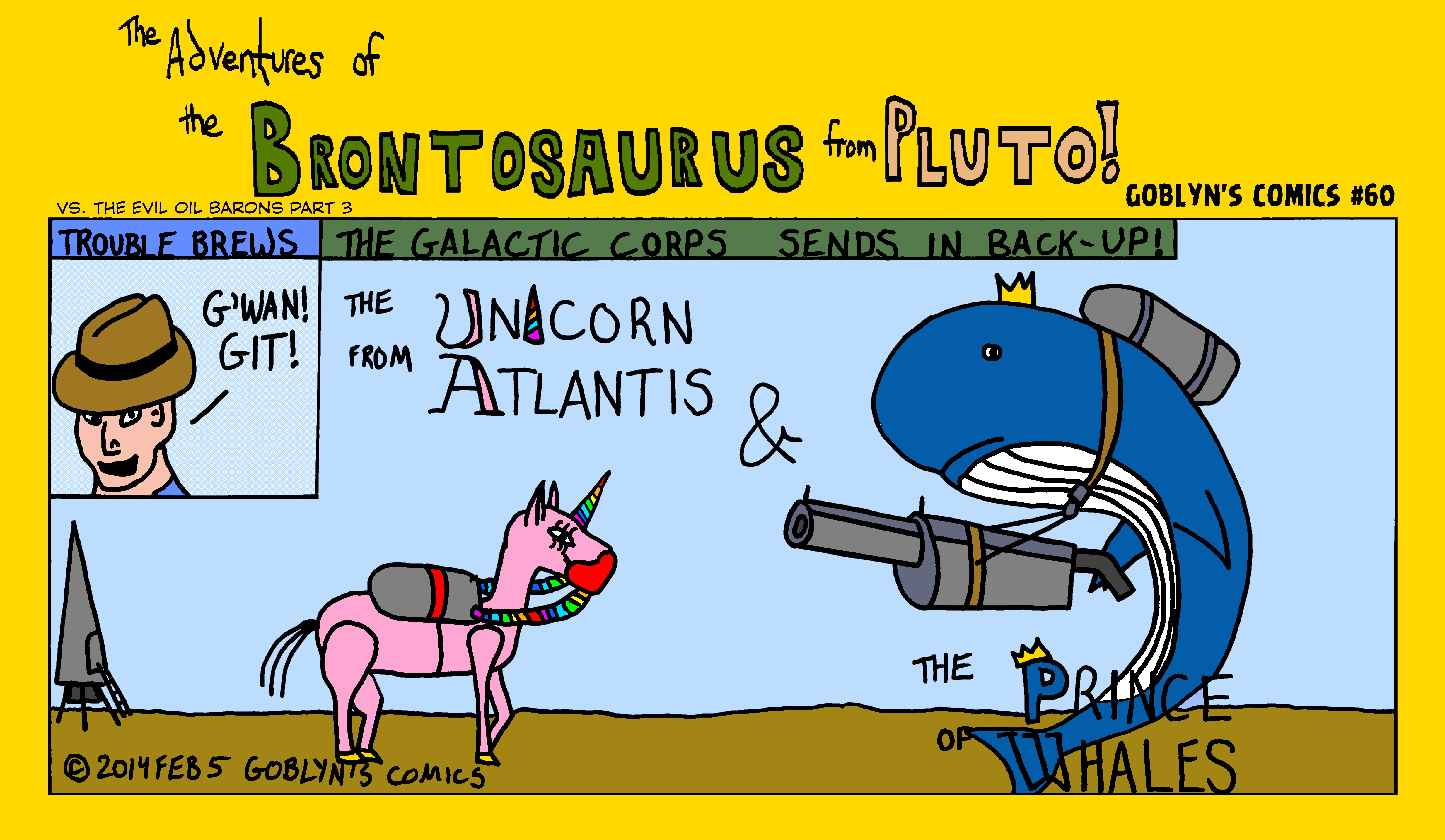 Brontosaurus from Pluto