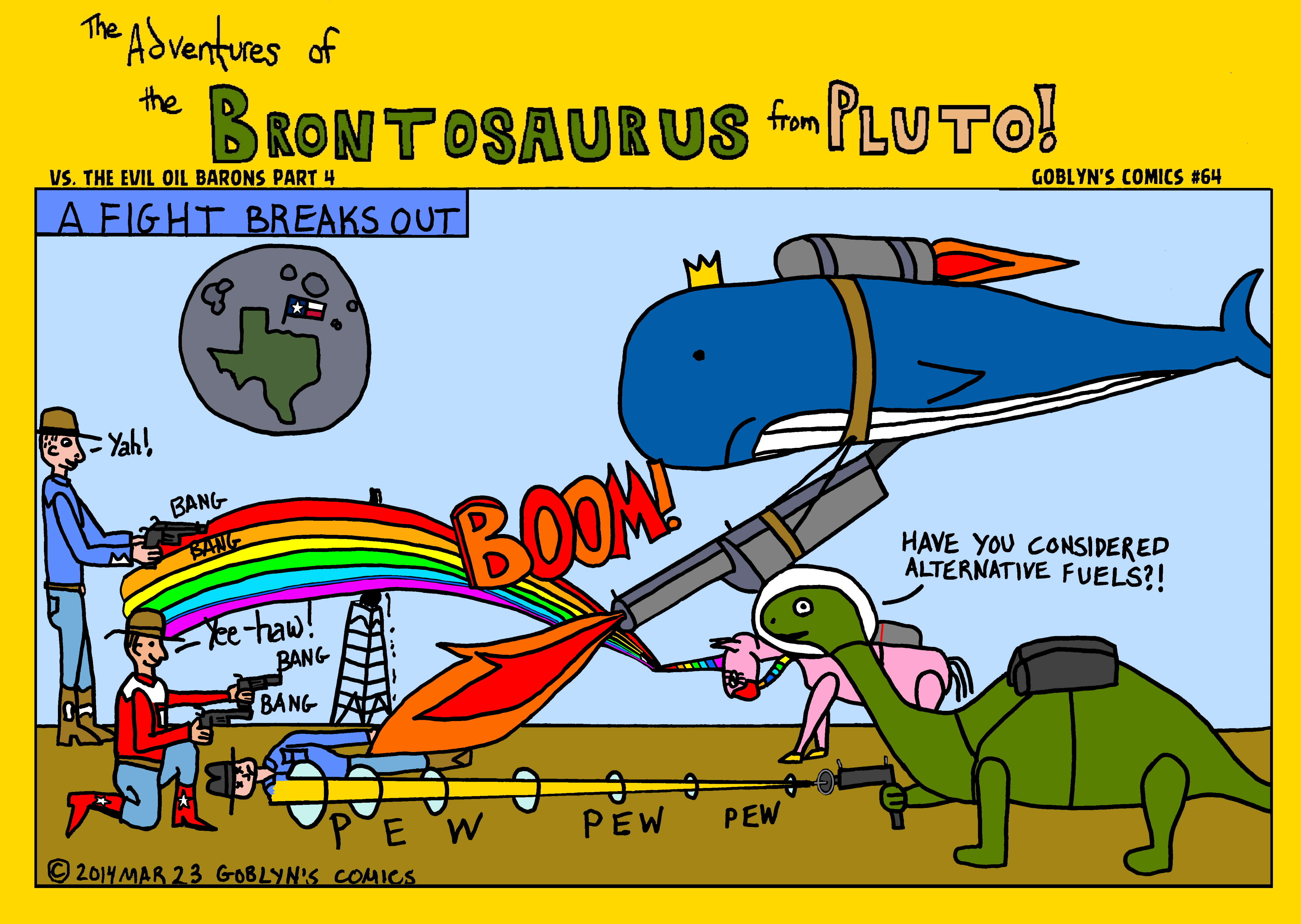 Brontosaurus From Pluto