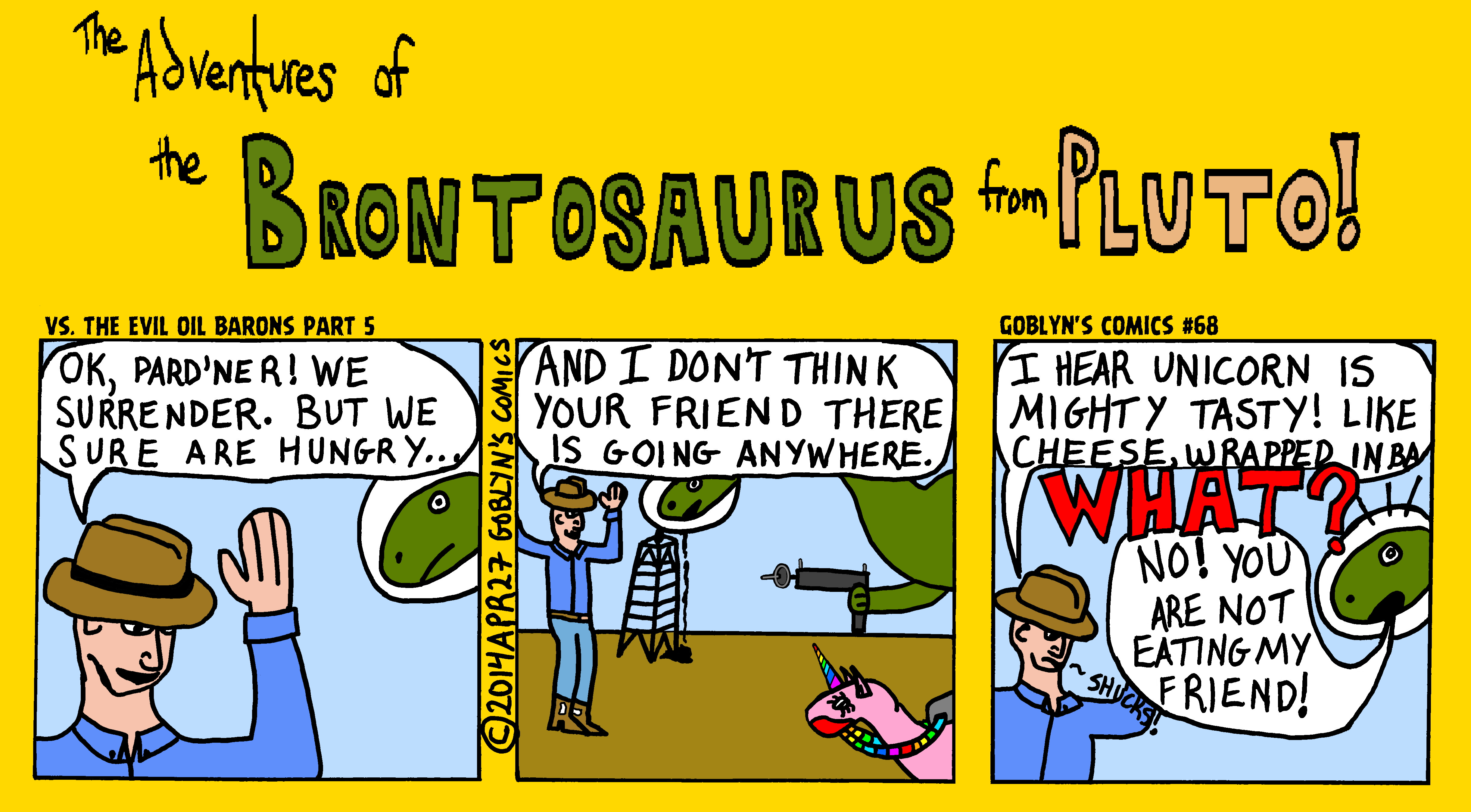 Brontosaurus from Pluto