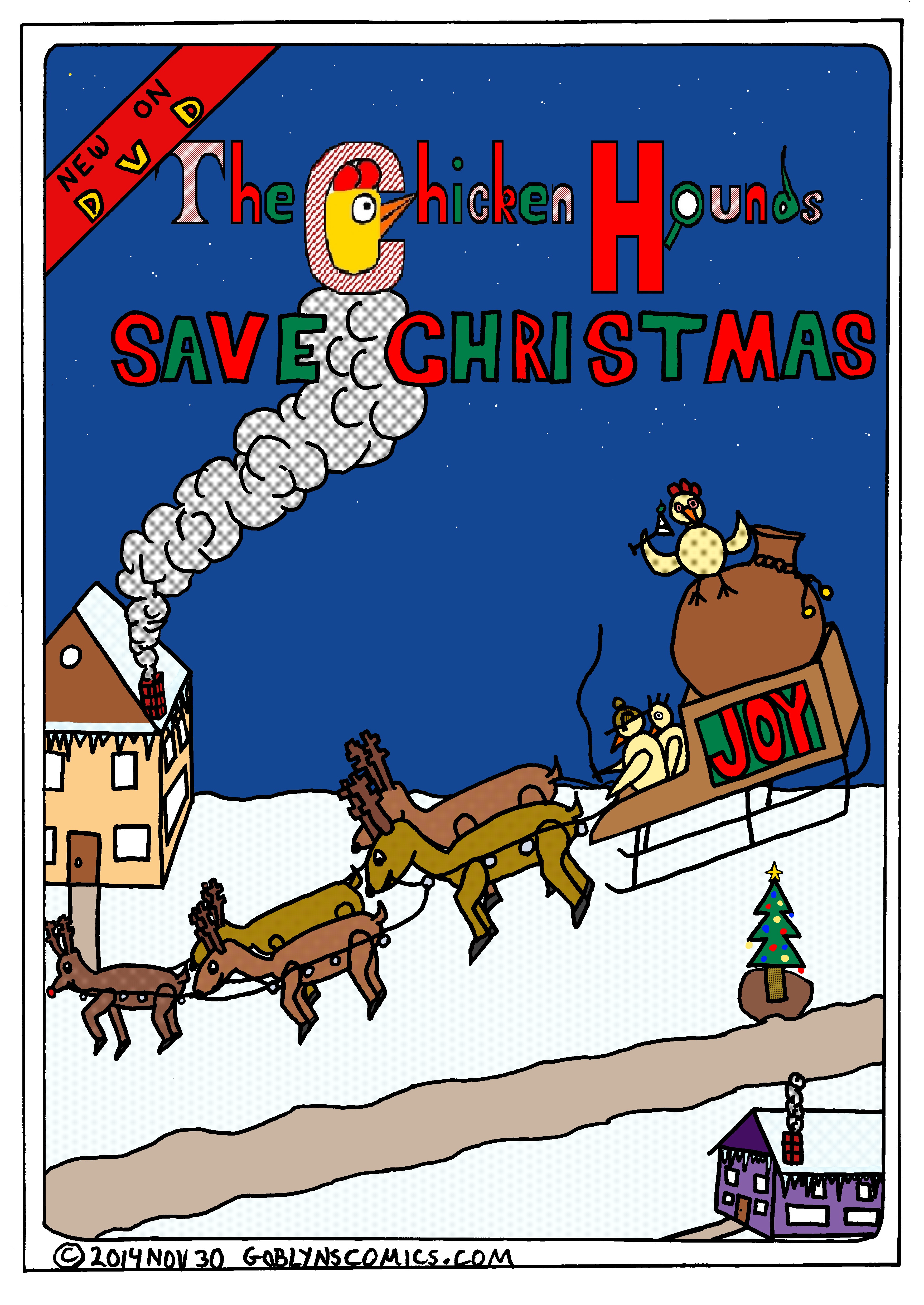 The Chicken Hounds Save Christmas