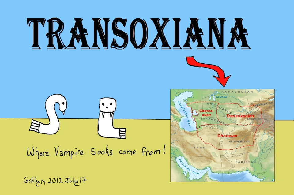 Transoxiana - where Vampire Socks come from!