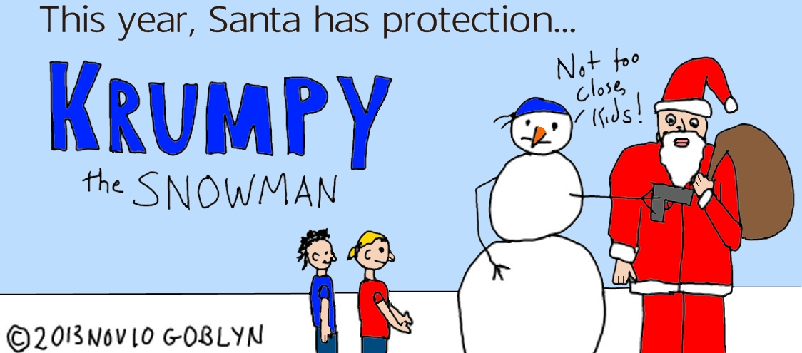 Krumpy the Snowman, This year Santa has protection