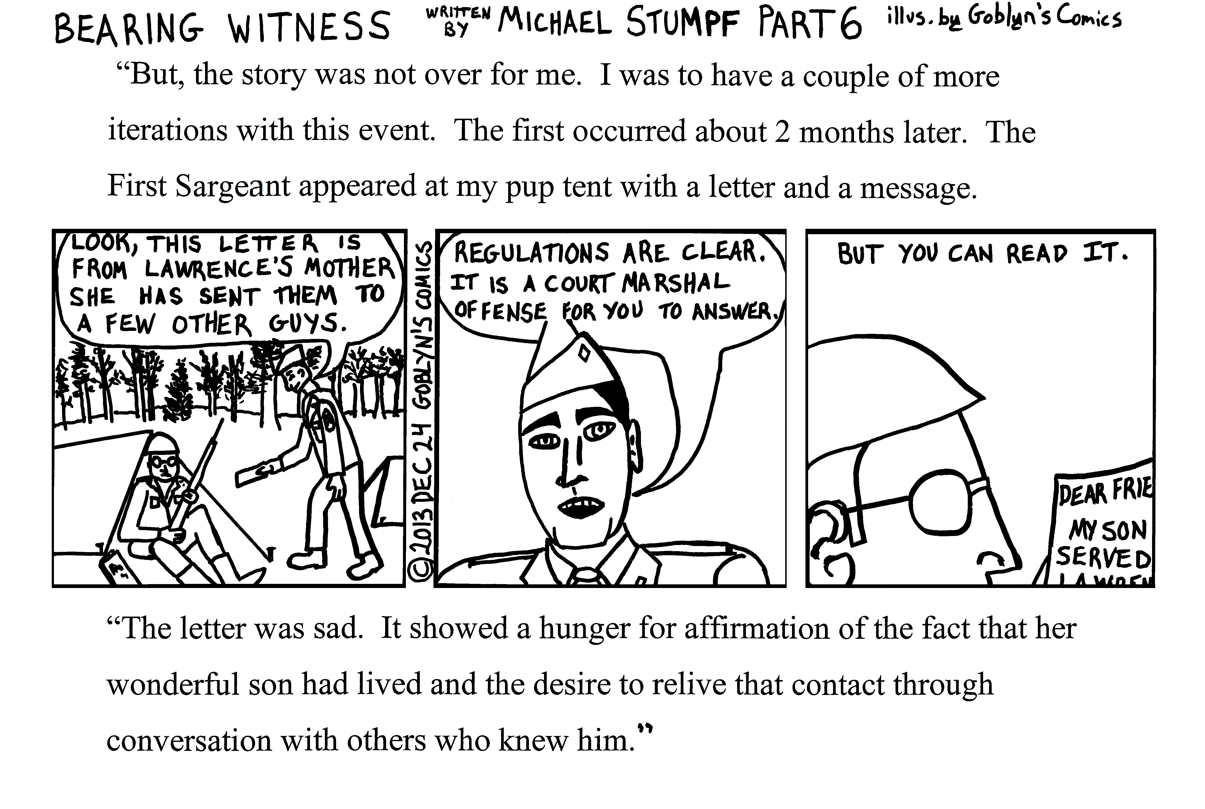 Bearing Witness Part 6 by Michael Stumpf
