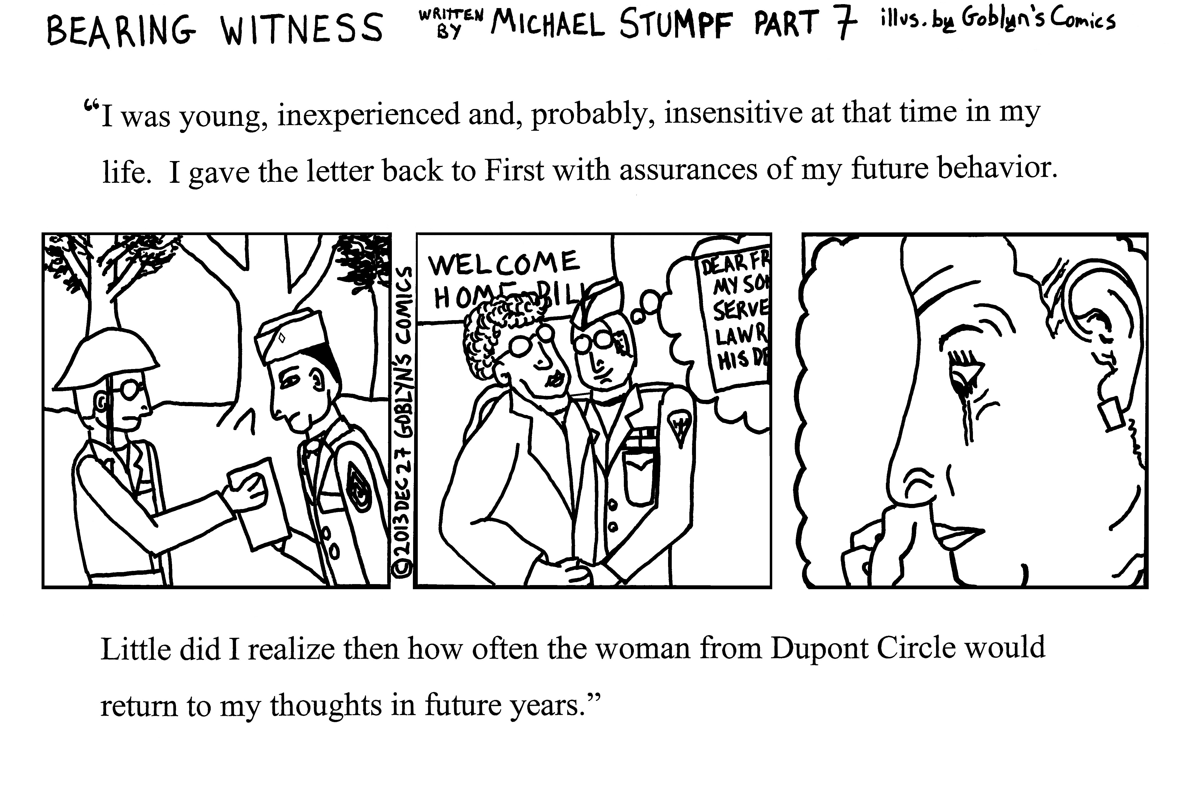 Bearing Witness by Michael Stumpf, Part 7, illustrated by Goblyn's Comics