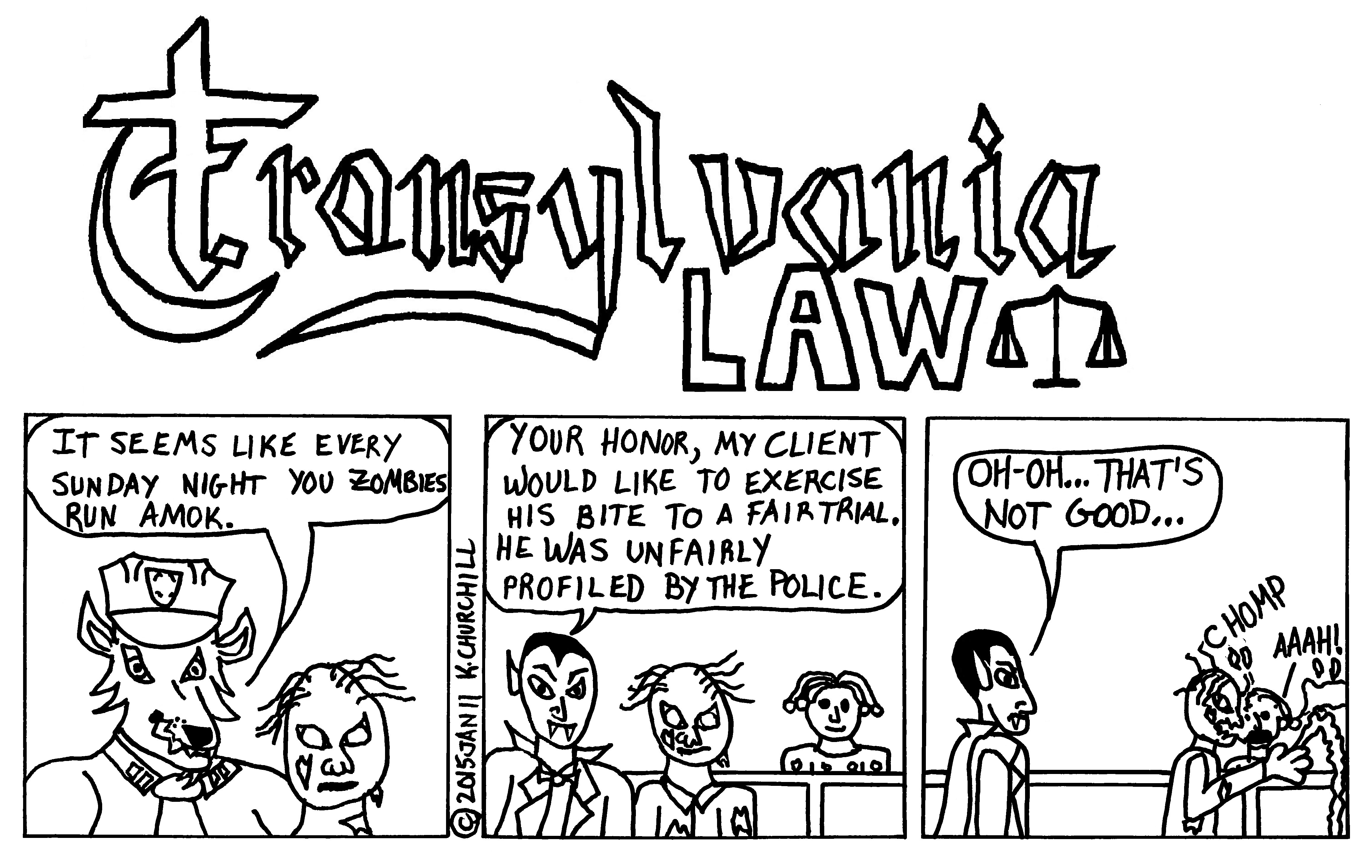 Werewolf Cops, Vampire Lawyers, Transylvania Law